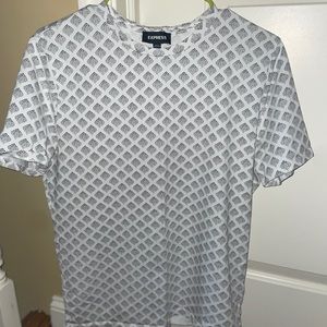 Express white and black t-shirt!